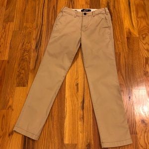 Hollister Slim Straight Chino Pants 26x30
